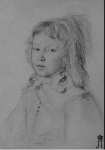 Mellan Claude Portrait of Louis XIV as a Child  - Hermitage